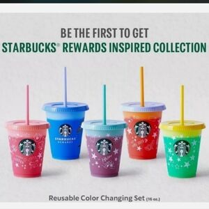 Starbucks Color Changing Cups Thailand Exclusive Mini Whole Set